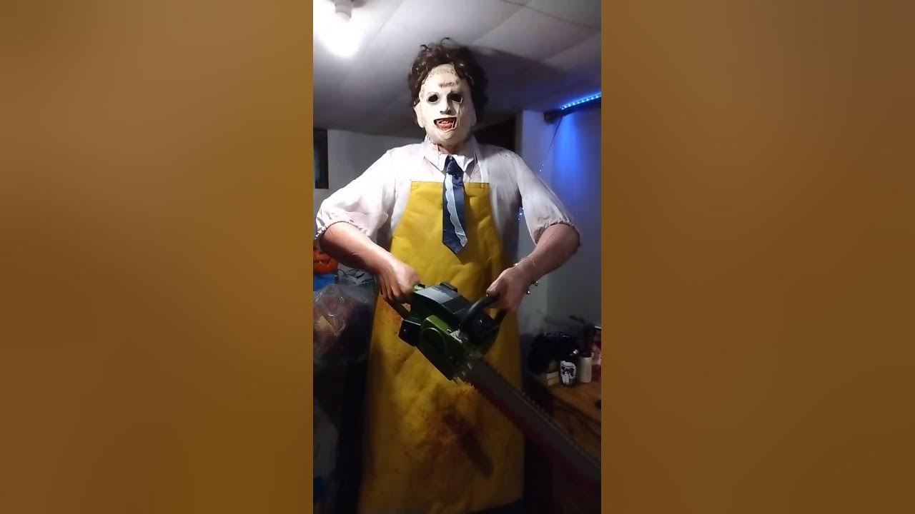 Party City Leatherface, unboxing review... YouTube