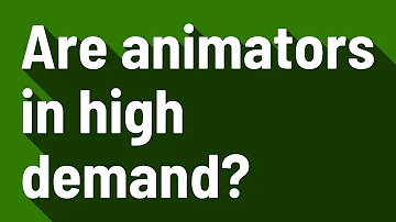 Is animation a stressful job?