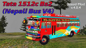 Tata 1512c Bs2 Nepali Bus V4 | Bussid Mod v4.0.4