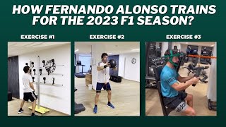 Fernando Alonso intense training for the 2023 Formula 1 season