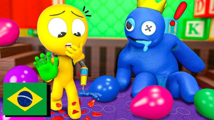 AZUL BABÃO Rainbow Friends Capitulo 2 BomboingStudio 2 