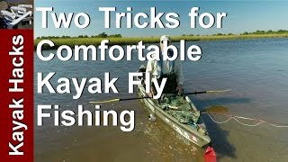 Fly Fishing from a Kayak  Easier Casting and Comfort using this Fly Fishing Tip!