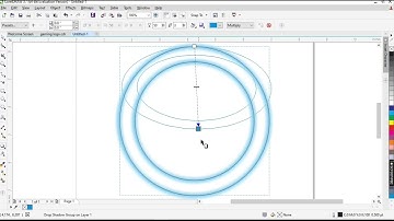 Circle chain creation in CorelDraw