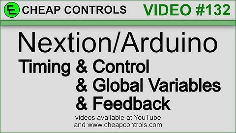 132 Nextion Timers and Control part 2