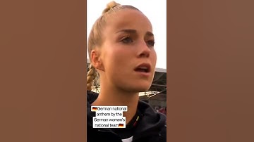 Thumbnail of German national anthem by the German women's national team 🇩🇪 #IMTEAM #hungriGER #weuro2022 #germany