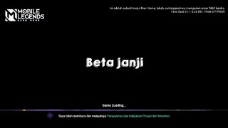 LOADING SCREEN MOBILE LEGEND LIRIK LAGU DJ BETA JANJI (JANJI PUTIH) | LOADING SCREEN ML