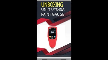 UNBOXING UNI-T UT343A Digital Coating Thickness Gauge: Ensuring Accuracy and Consistency #short