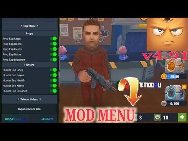 HIDE ONLINE MOD MENU》TUDO DESBLOQUEADO, MUNIÇÃO INFINITA E MUITO MAIS  [2022]✓ 