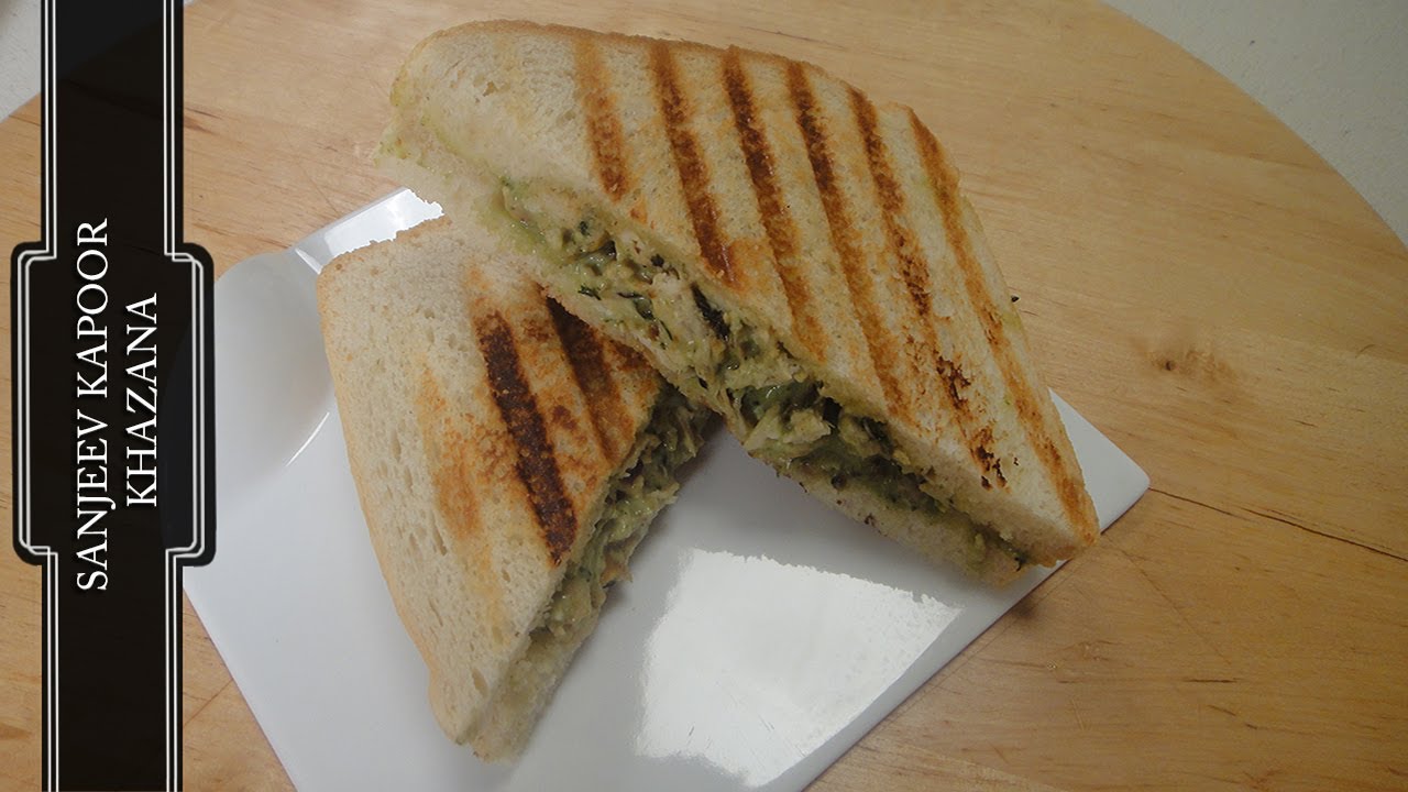 Grilled Chicken Chutney Sandwich