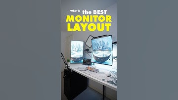 What’s the best monitor layout? #pcsetup #gamingsetup #tech