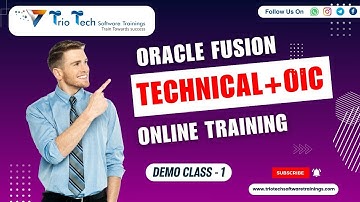 Oracle Fusion Technical + OIC Online Training | Real-Time Projects & Certification Guide | Demo-1