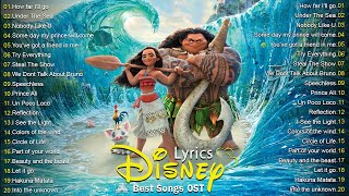 Walt Disney Songs Collection with Lyrics 2024 🛕 The Most Romantic Disney Songs - Disney Soundtracks