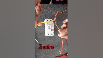rccb connection with a bulb #electrical #shortvideoviral