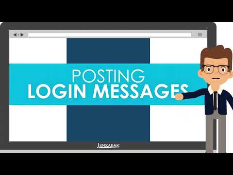 J1 Campus Portal - Posting Login Messages