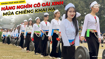 Choáng Với Hàng Nghìn Cô Gái Xinh Đẹp Múa Chiêng Khai Hạ Cầu Mùa Khung Cảnh Ấn Tượng Chưa Từng Có..!