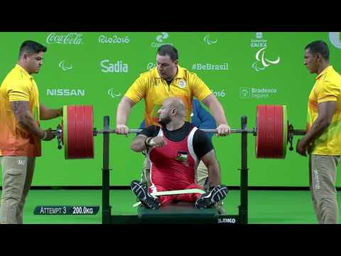 Powerlifting | ALJUNEIDI Mutaz Jordan | Men’s - 88kg | Rio 2016 Paralympic Games