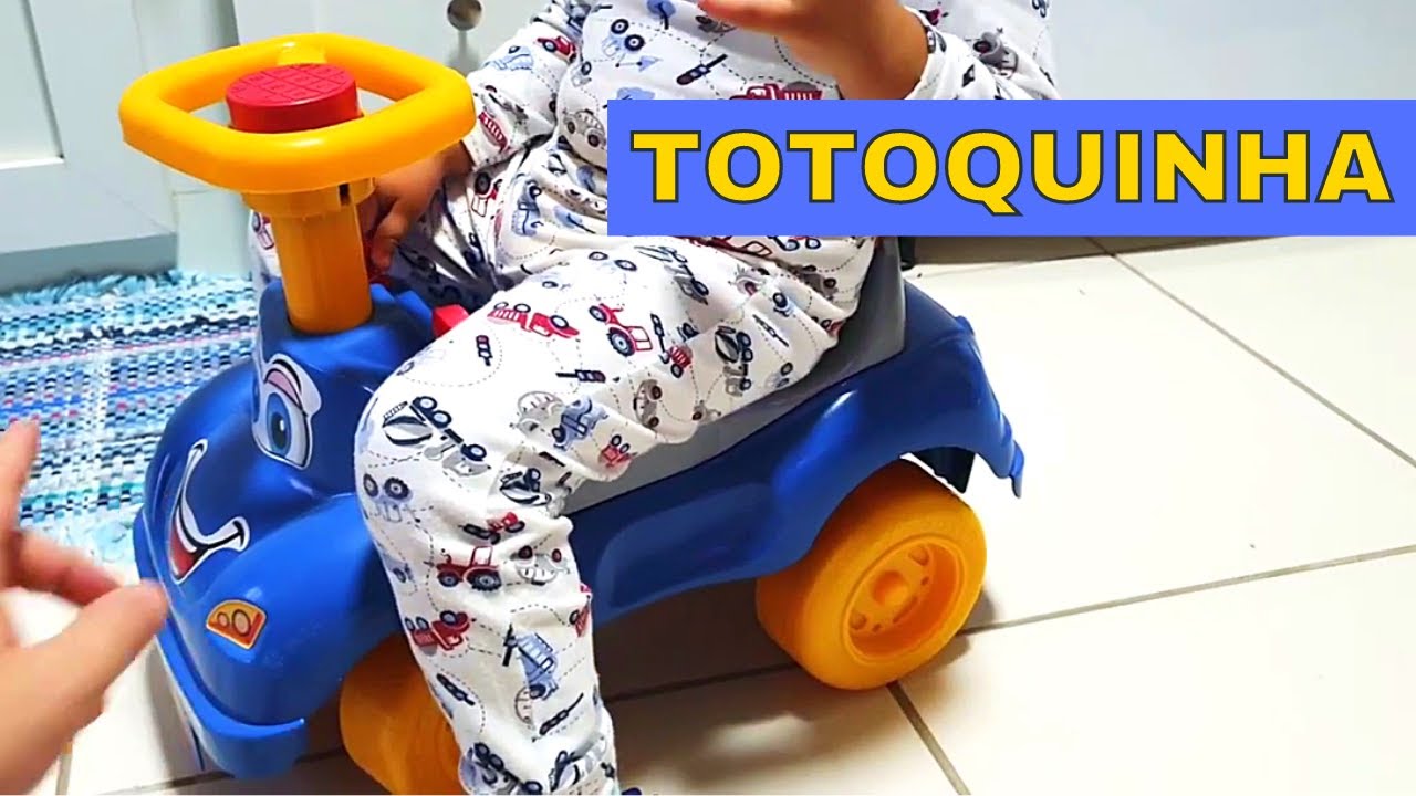 Totokinha Triciclo Menino Andador Sport Motoca Azul Infantil Bebe