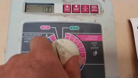 Secret feature on Rainbird ESP-6TM When to use watering budget future