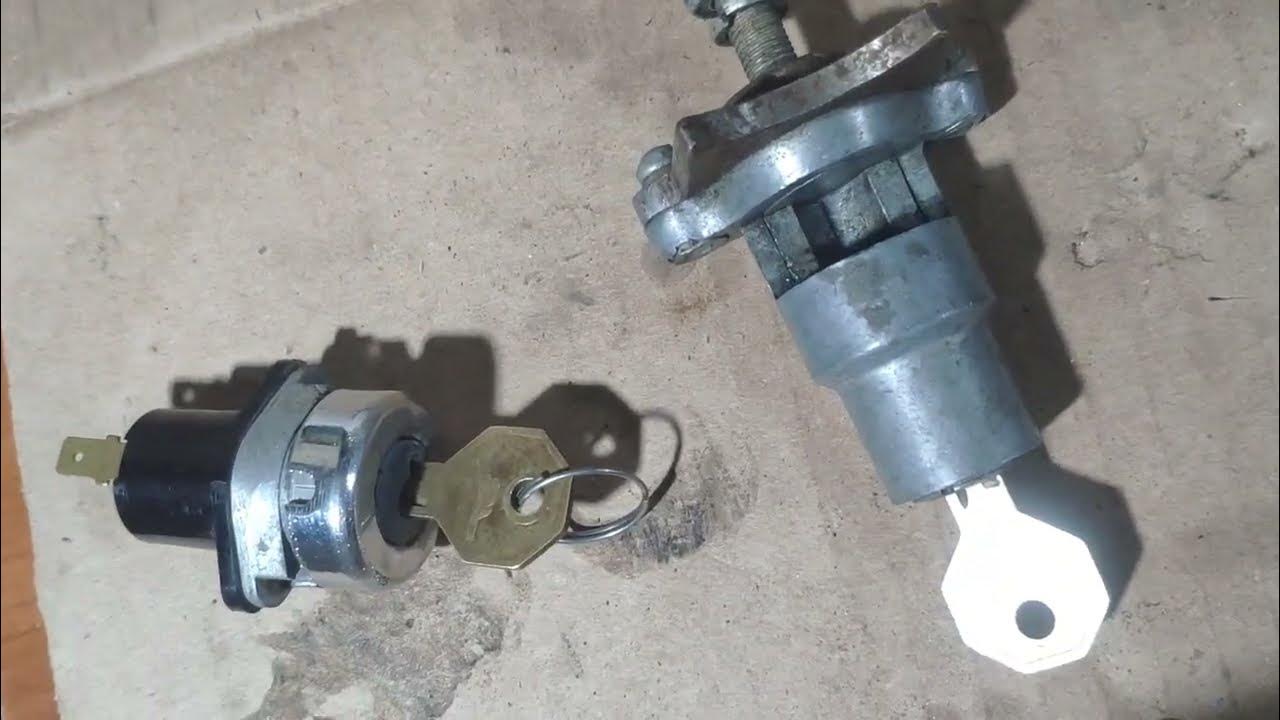 Замок зажигания и блокиратор руля мотоцикла Восход 3м - YouTube