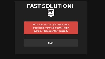 How To Fix There Was Error Processing The Credentials From The External Login System(2023!)