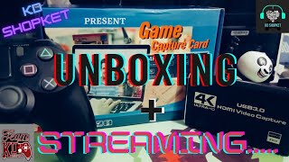 UNBOXING "BUDGET MEAL" CAPTURE CARD + HOW TO STREAM IN PS4 (FACEBOOK LIVE) screenshot 1