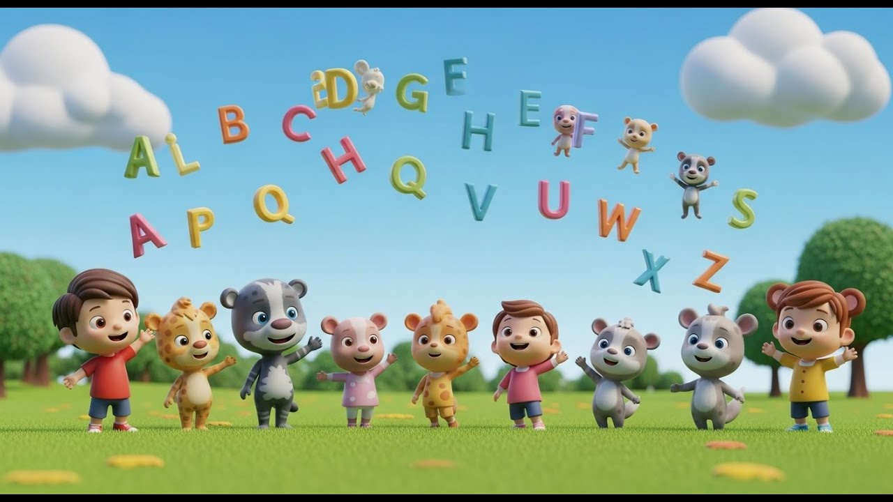 A Is for Alligator, Small and Cute! A to Z Alphabet | ABC Phonics Song for Kids | Nursery Rhymes