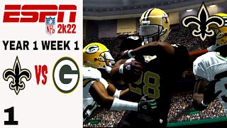 NFL 2K22 Gameplay Ep1- New Orleans Saints