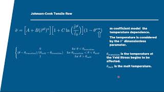 Johnson-Cook on Abaqus: Theory
