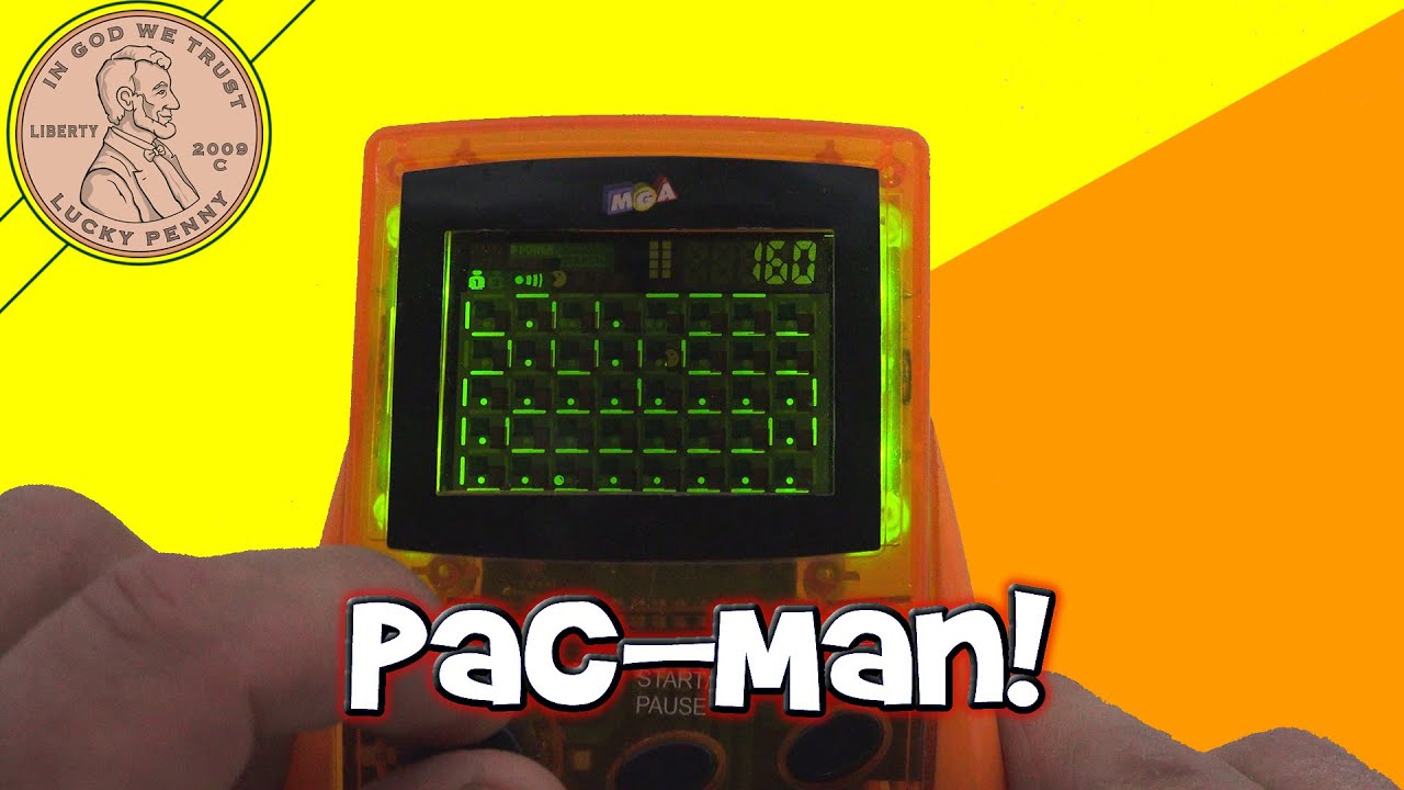 How To Play The 2001 MGA Pac Man Namco Ltd Vintage Hand Held Game - YouTube