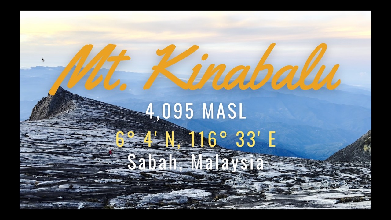 High Above Borneo: Mt. Kinabalu 2025🏔️🤍
