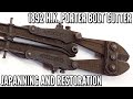 Traditional Japanning and Restoring 130-year-old Bolt Cutters