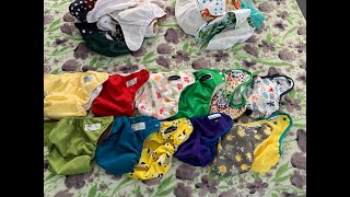 Cloth Diaper Review- Best Bottom Covers and Osocozy Prefolds