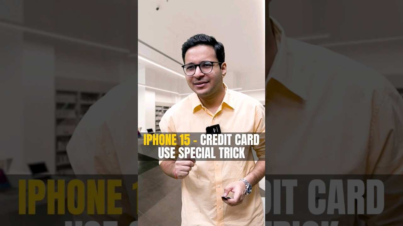 Iphone 15 with credit card hack 🤩 #shorts