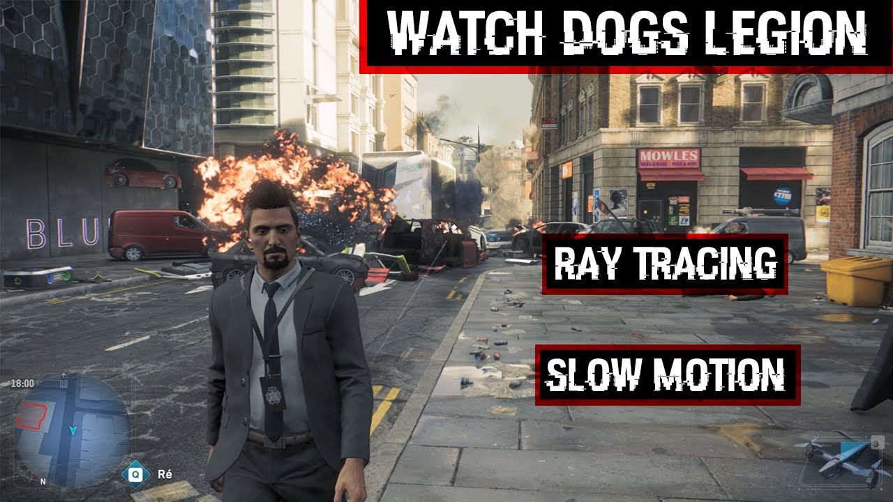 WATCH DOGS LEGION MOD (EXPLOSIONS + FIGHT SLOW MOTION MOD)