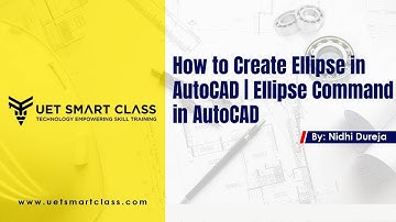 How to Create Ellipse in AutoCAD | Ellipse Command in AutoCAD