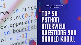 Python Developer Interview Prep: 50 Questions with Answers for Success in Coding Interviews! 41