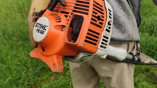 Kosa spalinowa Sthil FS 55 , podkaszarka test #stihl