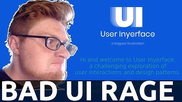 BAD USER INTERFACE / UI EXPERIENCE