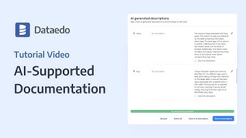 Dataedo Tutorial: AI-Supported Documentation