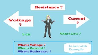 What is Current, Voltage, Resistance | what is Ohm's law |