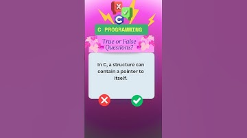 C programming #interview #computerscience #cprogramming #trueorfalse #viralshort #quiz #interview