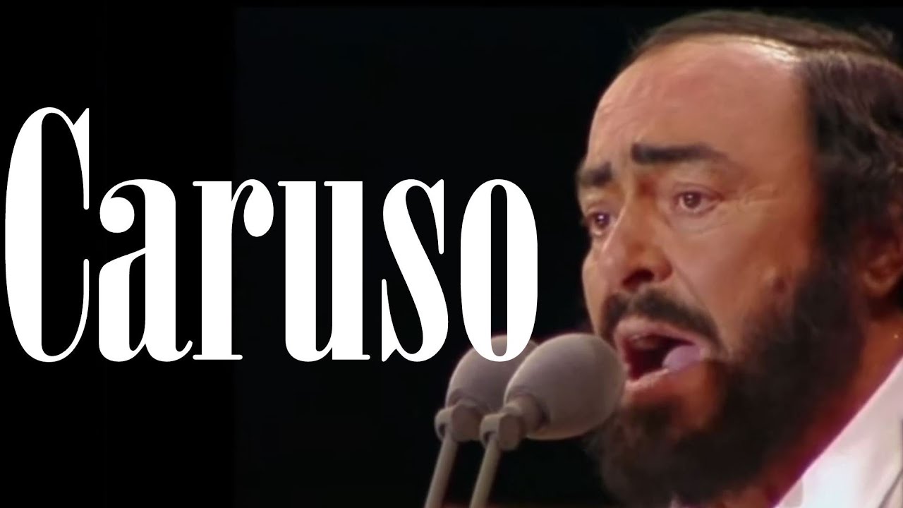 Luciano Pavarotti   Caruso   Live Italian  English On Screen Lyrics