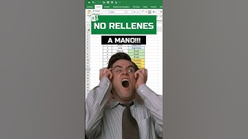 ❌ NO rellenes así!!! :O  #shorts #excel #excelgratis #exceltrucos #opofimatica