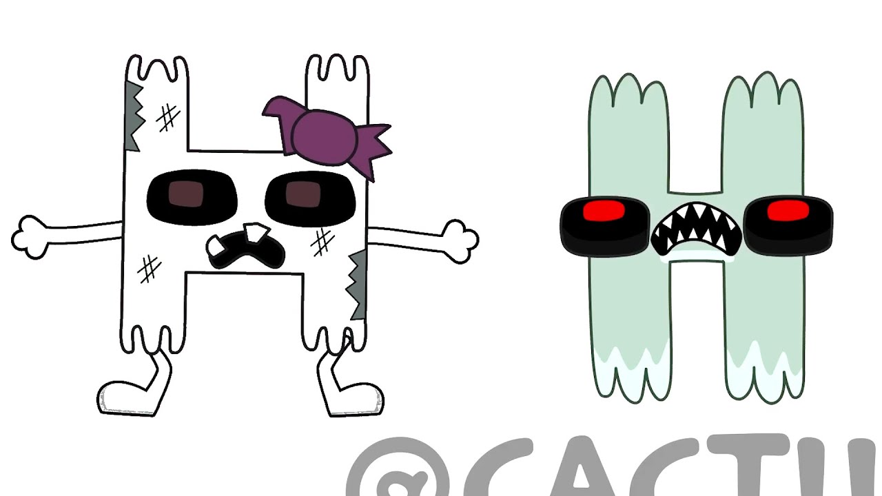 My Sprunki OC: H (from Alphabet Lore)