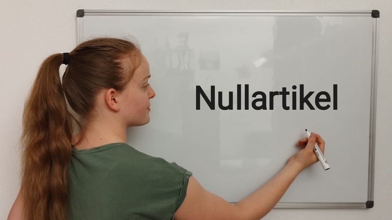 Deutsch lernen - Adjektivdeklination 3 - Nullartikel