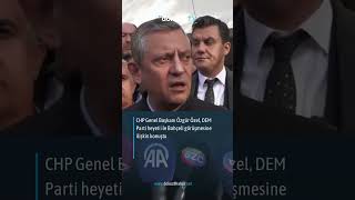 Özgür Özel, Dem Parti Heyeti Ile Bahçeli Görüşmesine Ilişkin Konuştu