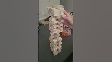 Review for Hasbro gaming Jenga wooden blocks stacking game quick review