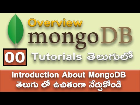 MongoDB Overview in Telugu | #00 | Sai Gopi Tech Telugu | MongoDB Tutorials In #TELUGU