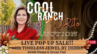 LIVE AUCTION POP UP - TONIGHT @ 6pm MTN - 7pm CST - with TIMELESS JEWEL BY DEBRA