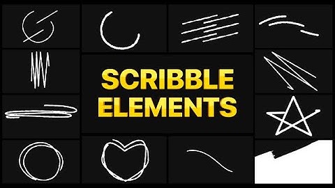 Scribble Elements 02 DaVinci Resolve Templates